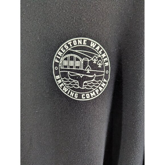 Firestone Walker Brewing Co. Black Cropped Sweatshirt XXL Cotton Blend - Picture 3 of 6